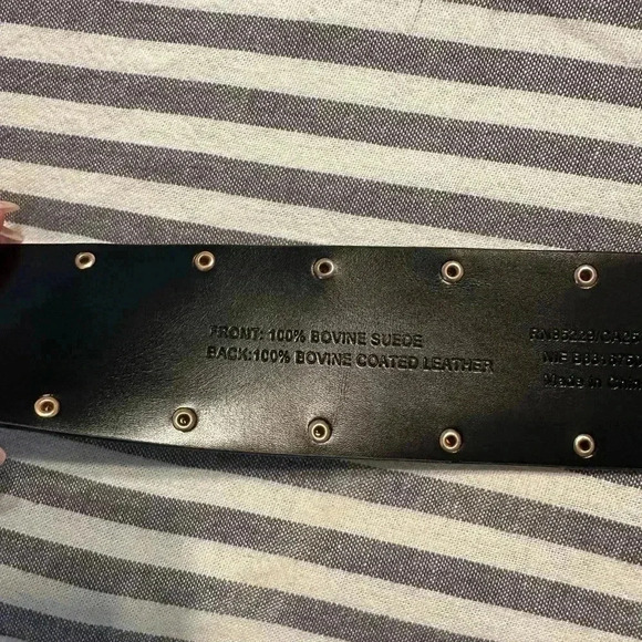 Tom Ford Bovine Leather and Suede Belt S/M main image 4
